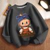 Cute Round-neck Hoodies for Children, Long-sleeved Loose Hoodies for Boys and Girls In Spring and Autumn