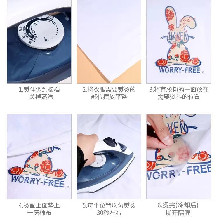 Chinese Style Heat Transfer Sticker T-Shirt Heat Transfer Decal Clothing Decorative Pattern Sticker Clothes Sticker Guochao