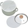 Enamel Cooking Pot 18cm Green IH Compatible Gas Pot Deep Fryer Tempura Tempura Stock Cook Two-Handled RB-3245