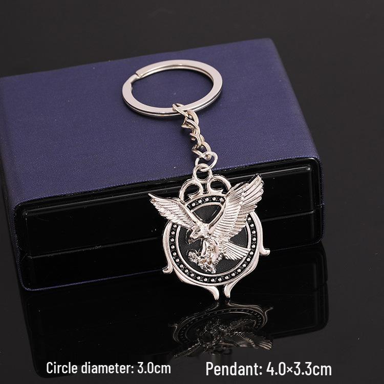 European & American Rock Guitar Keychain: Hip Hop Drip Oil Alloy Pendant Charm for Women's Bags