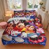 3Pcs Mickey Friends Celebration Bedding Sets For All Sizes New 3D Printed Bed Cover Comforter Duvet Cover Pillowcase Bedroom Decoration