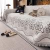 Thickened Four Season Universal Tassel Edge Sofa Towel Anti Cat Scratching Couch Cover Machine Washable Sofa Cover Cloth