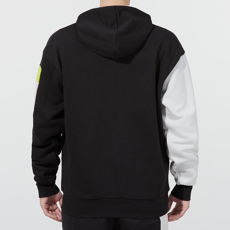 Puma Retro Colorblock Knit Hooded Logo Jacket Men Jackets Black 534813-01