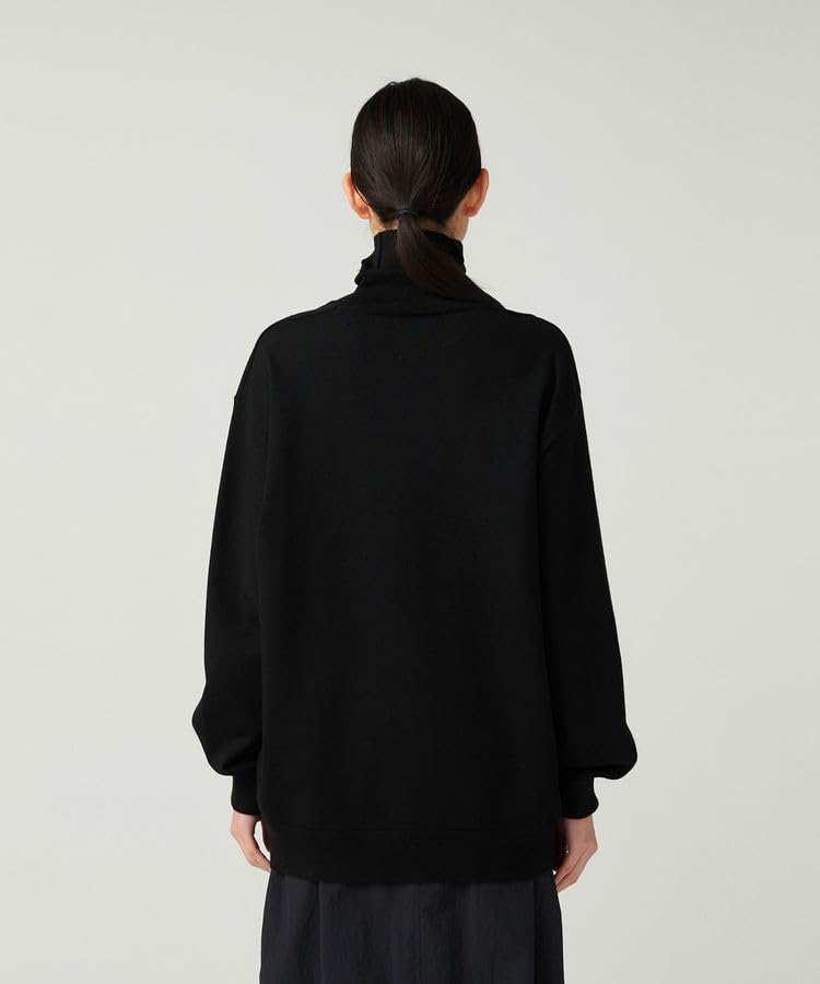 Snow Peak Washable Wool Turtleneck Knit Knit and Sew Long Sleeve for Men and Size S KN-25AU002 Sweater/Cut T-Shirt Women, Black,