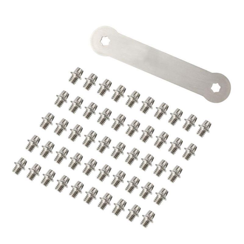 Pedals Bolt Spanners Set Bike Pedals Screws Stainless Steel Antiskid Pedals Nails Fixed Studs Pin Bike Part