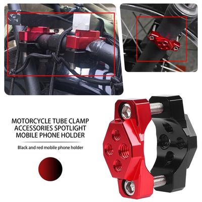 1*-Universelle Motorradhalterung Nebel-/Scheinwerferklemme Gabelhalter