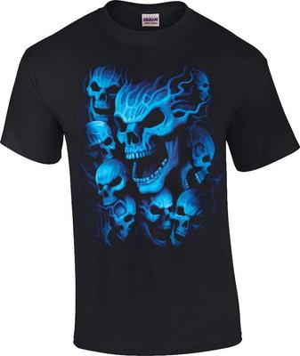 Blue Skulls Skull T-Shirt