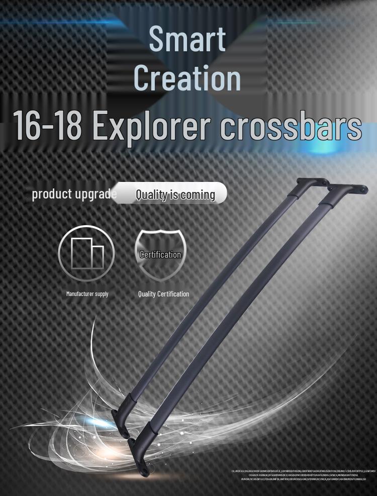 Heavy-Duty Roof Crossbars for 16-18 Explorer Luggage Rack