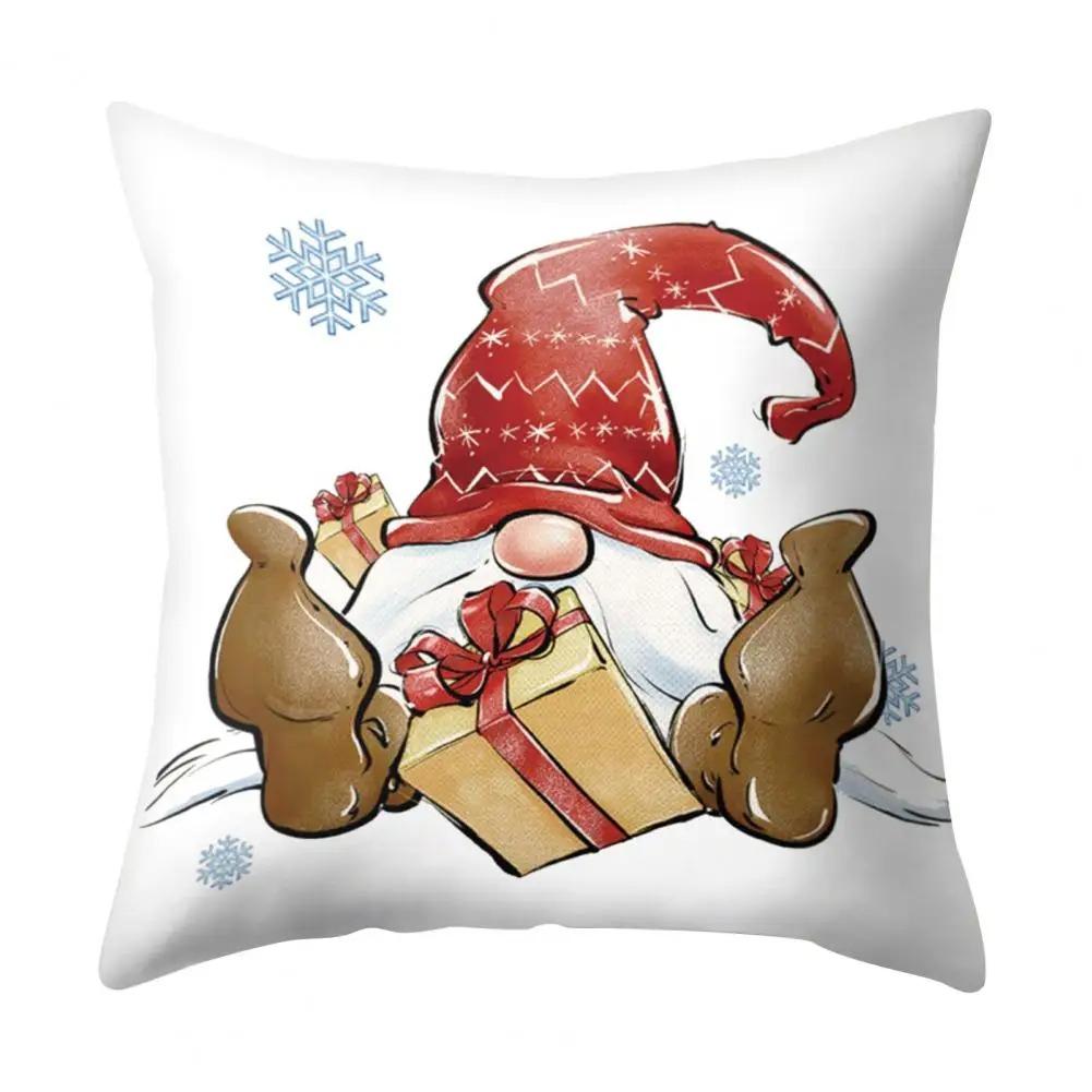 Povlaky na polštáře s vánoční tématikou Autodoplňky Kancelář Santa Claus Pohovka do obývacího pokoje Domácí povlaky na polštáře