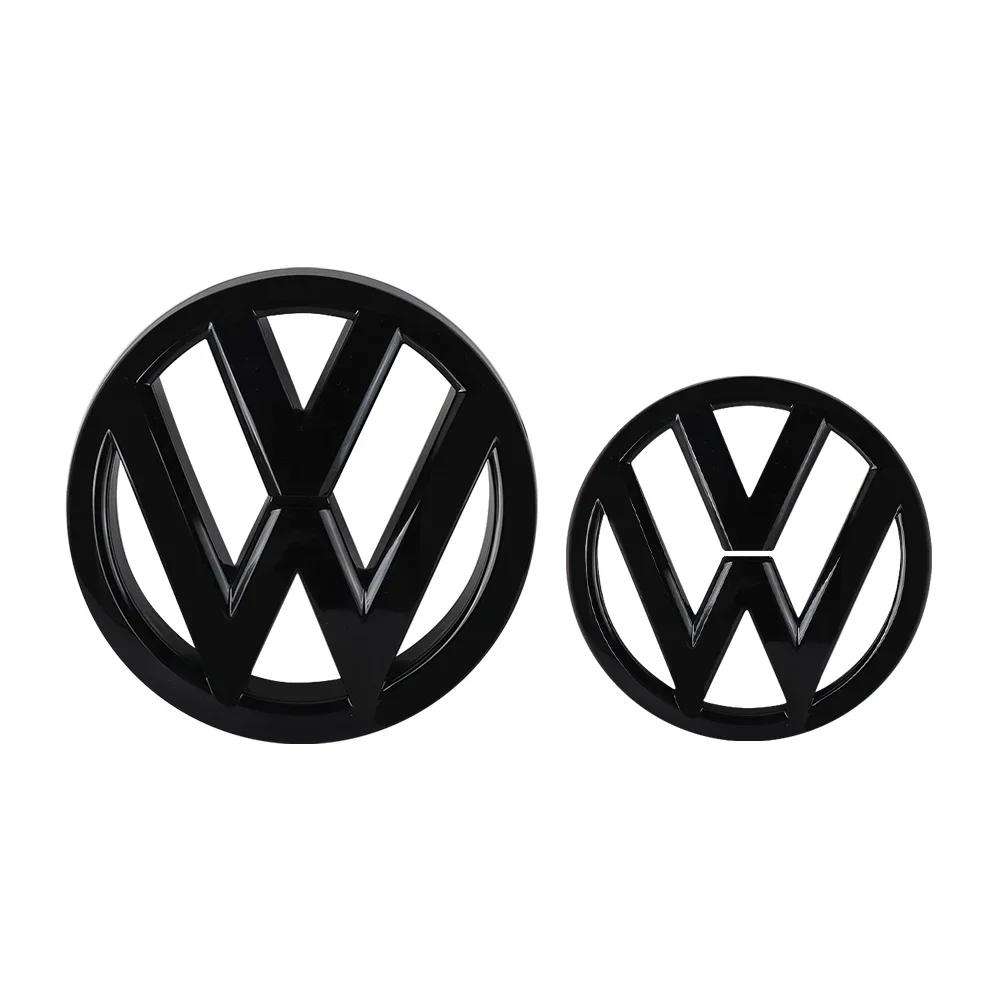 

2026 Hot For VOLKSWAGEN VW 2Pcs Car Front Grill Badges Rear Trunk Emblem Lid Covers Logo Sticker For Volkswagen VW Golf 6 Mk6 20 2010-13 Golf 6 (MK6)