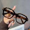 1/2pcs Retro Oversized Anti Blue Light Computer Glasses Frame Women Men Trendy Fashionable Eyeglasses Classic Spectacles Ouclos