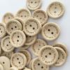 100 pezzi 15/20/25 mm intagliati fatti a mano con amore Bottoni in Legno Dorso Piatto 2 Fori Bottone di Legno Strumenti per Cucire Fai da Te Scrapbooking Artigianato