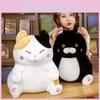 Plush Cat Pillow With Short Pile Fabric For Kids And Adults