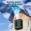 New 100 Speed Portable Outdoor Waist Fan Strong Wind Hanging Neck Lightweight Comfortable For Cook Chef All Day Wear