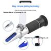 Three-in-One Portable Handheld Refractometer (Brix 0-22/0-25/0-40) for Wine