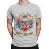 Birthday French Bulldog fawn Happy Birthday Novelty 100 Cotton TShirt French Bulldog Tops Tees For Unisex