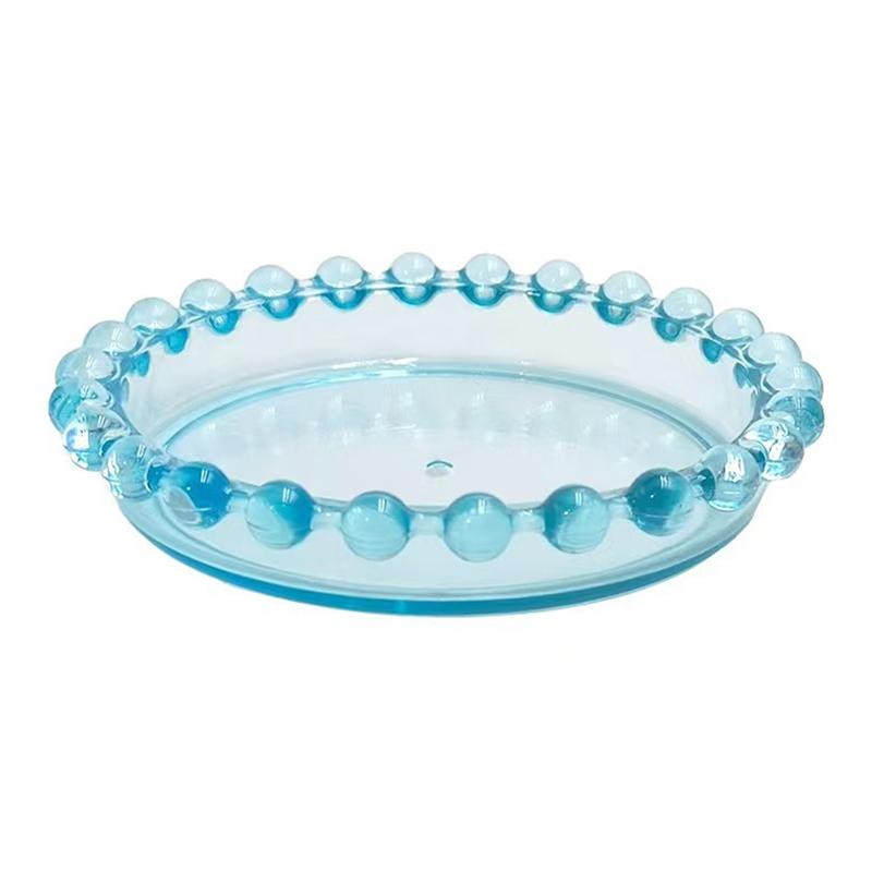 Nail Brush Holder Stand Organizer Case Cleaner Container Storage Box Tray Plate Rhinestone Glitter Display Nail Art Tools
