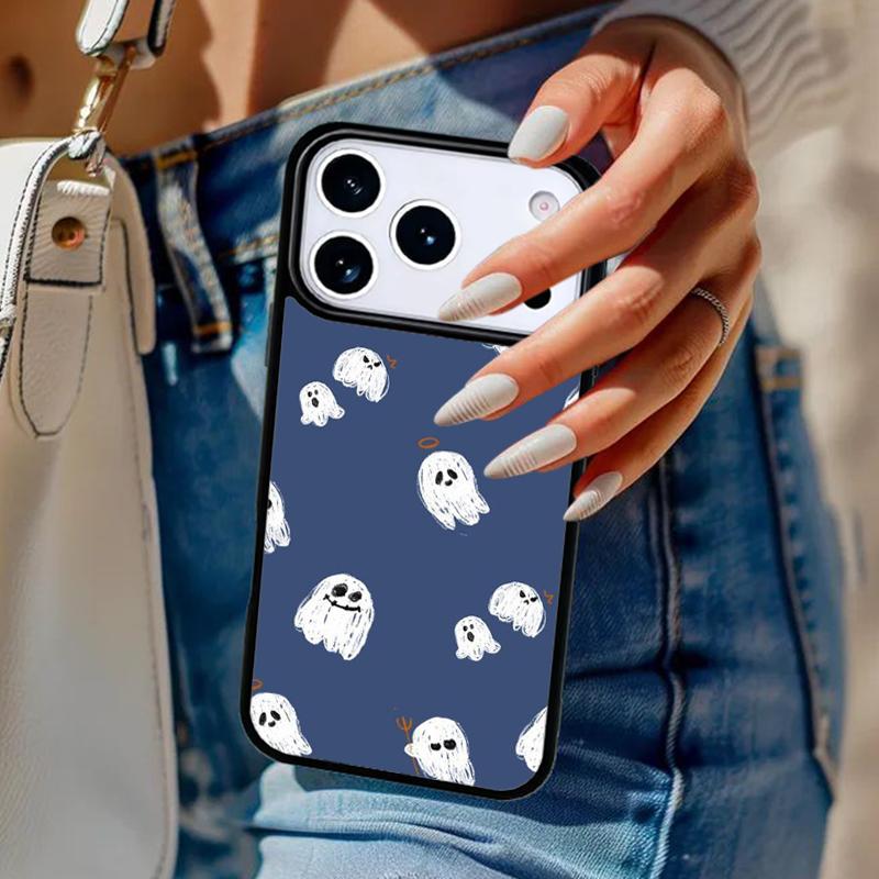 There's A Ghost Phone Case For iPhone 17 Air 14 15 13 12 Max Cover For Apple 16e 11 Pro Max Plus Coque