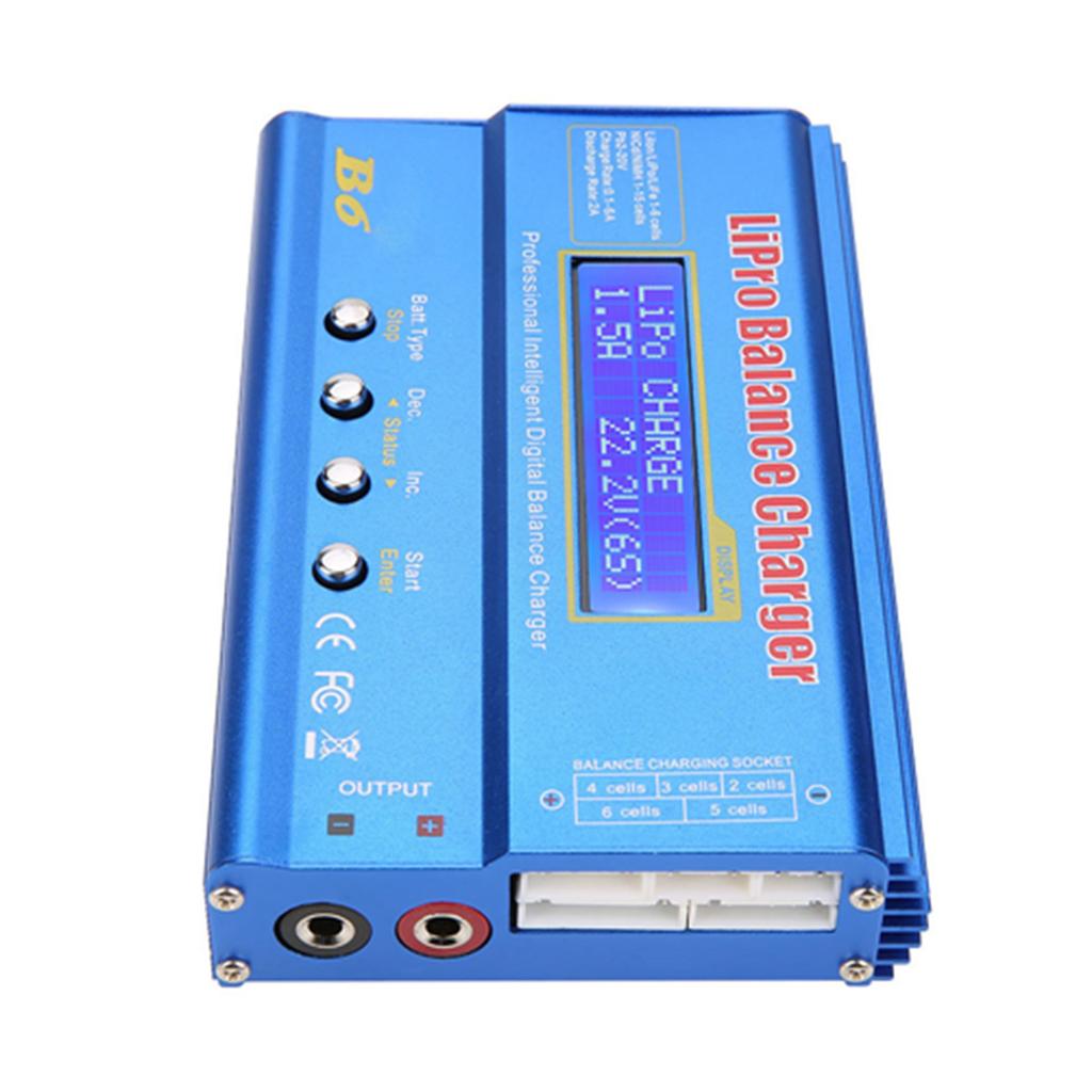 B6 80W Digital LCD Balance   Dis  for L  NiMH RC Battery(without Plug)