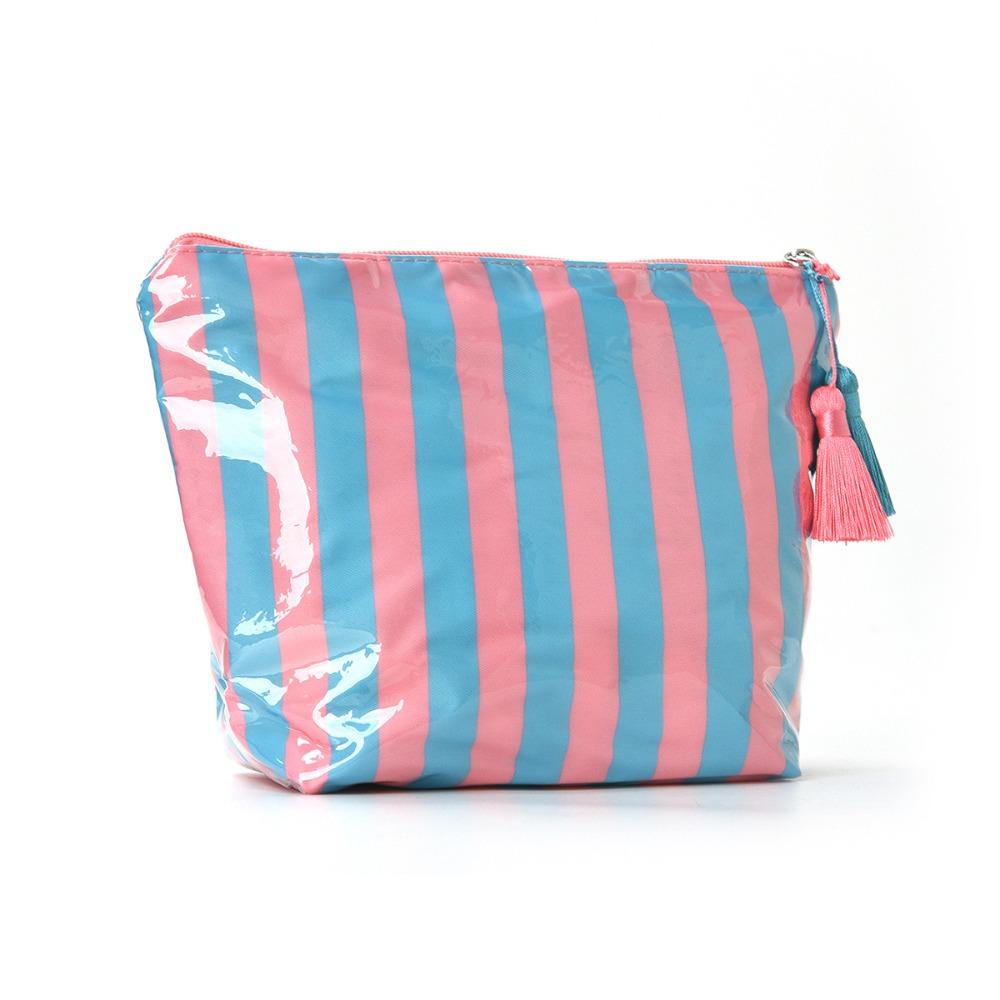 Glossy Toiletry Pouch PVC Makeup Organizer Multipurpose Storage Bag  Women