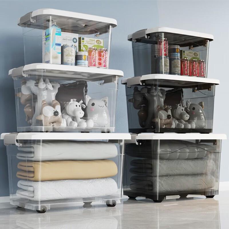 Nian Kui Transparent Plastic Storage Box with Lid