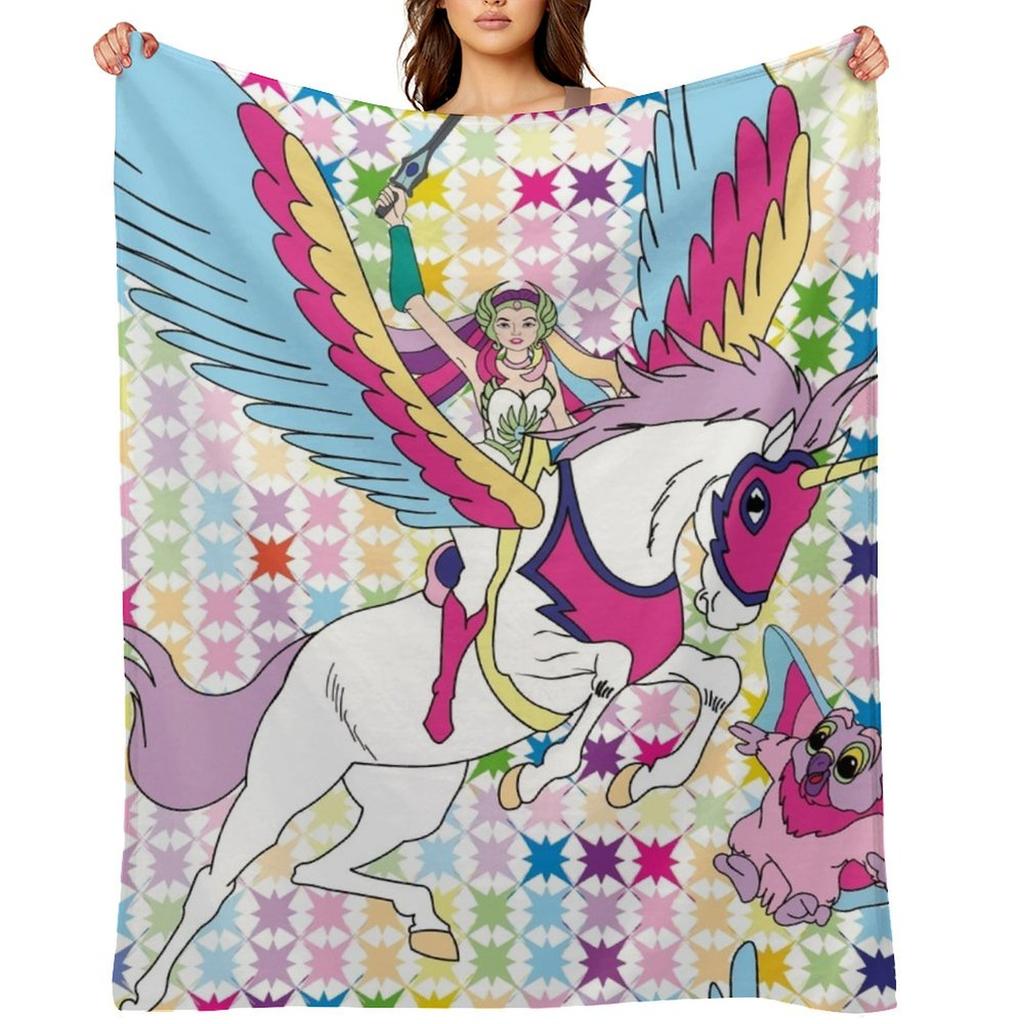 shera, by the power of grayskull Throw Blanket Beautifuls Sleeping Bag Blankets For Sofas Personalized Gift Blankets