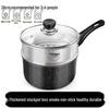 Maifan Stone Non-Stick Yukihira Soup Pot for Baby Food and Milk, Small Instant Noodle Pot.