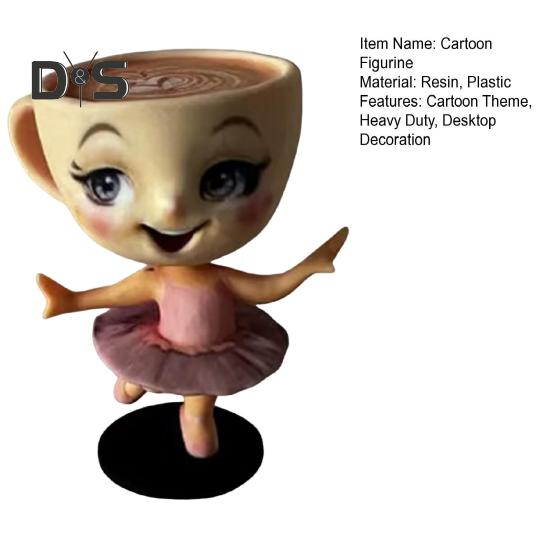 Desene animate de acțiune figura rășină rechin elefant maimuță ceașcă statuie sculptură acasă birou desktop decor ornament colecție cadou