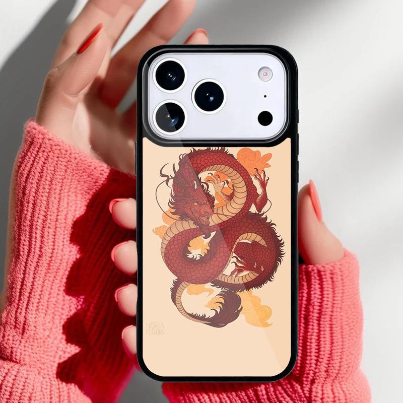 DRAGON TATTOO JAPANESE Phone Case for iPhone 17 16 15 14 13 Pro Max Back Cover for 12 11 Pro Coque