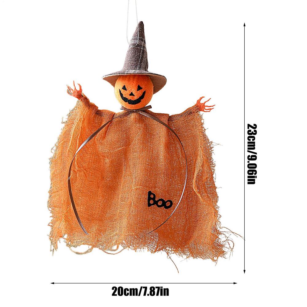 Horrifying Halloween pumpkin ghost witch Doll Ornaments Ghost Haunted House Hanging Pendants Home Kids Gift Halloween Party
