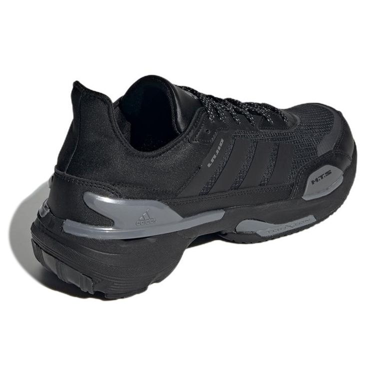 Adidas Mts Comfortable Texture Lace-Up Non-Slip Wear-Resistant Low-Top Running Shoes Unisex Running Shoes Black HQ6111
