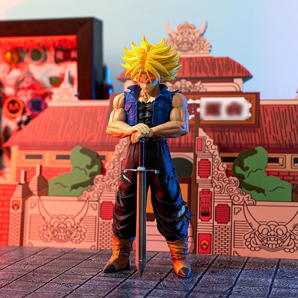 25cm/9.8in Anime Dragon Ball Z Figure Trunks Action Figures DBZ Figurine Statue Collection Model Toys Gifts
