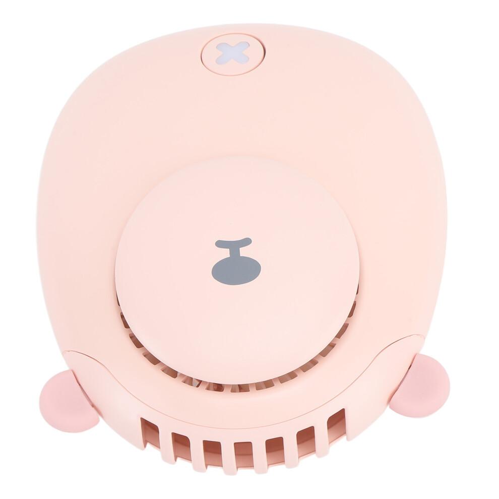 Portable Hanging Neck Fan Rechargeable Necklace Fan with Adjustable Lanyard 3 Speed Wearable Mini USB Personal Fan for All Ages Ultra Low Noise Level