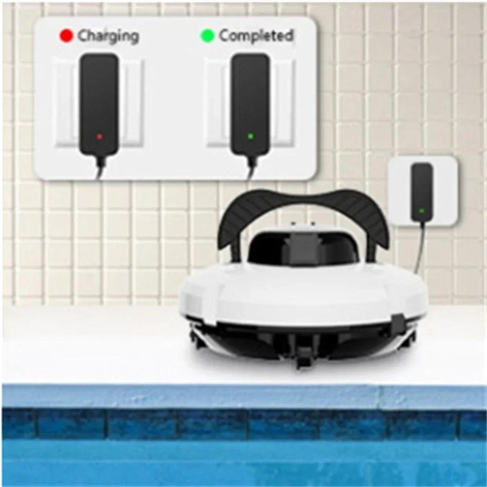 Intelligent Fully Automatic Pool Cleaner, Wireless Robot for Diving and Sucking Underwater Dirt