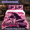 Personalized 3Pcs Bedding SetOlivia Rodrigo Custom Text Duvet Cover Pillowcase Set Bedroom Gift