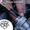 300pcs  Clip Set 4mm to 28 Size Precisions Rings Assortment Comprehensive  Clip Selection for Mechanics & Enthusiasts