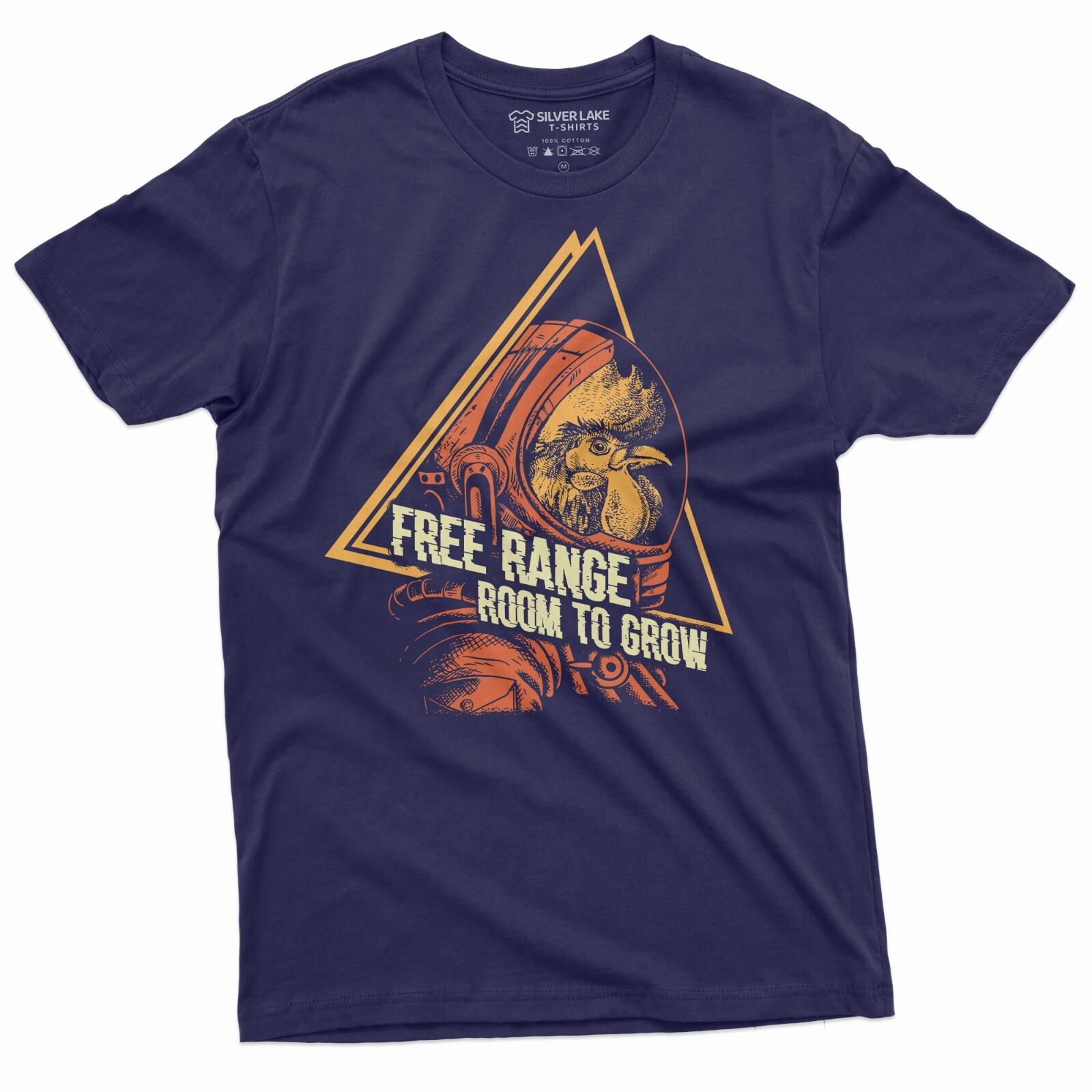 Chicken Astronaut Shirt Chicken Shirt Farmer Gifts Chicken Owner T Shirt S разноцветный