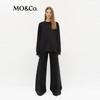 MO&Co. Deconstructed High-Waist Wide-Leg Jeans