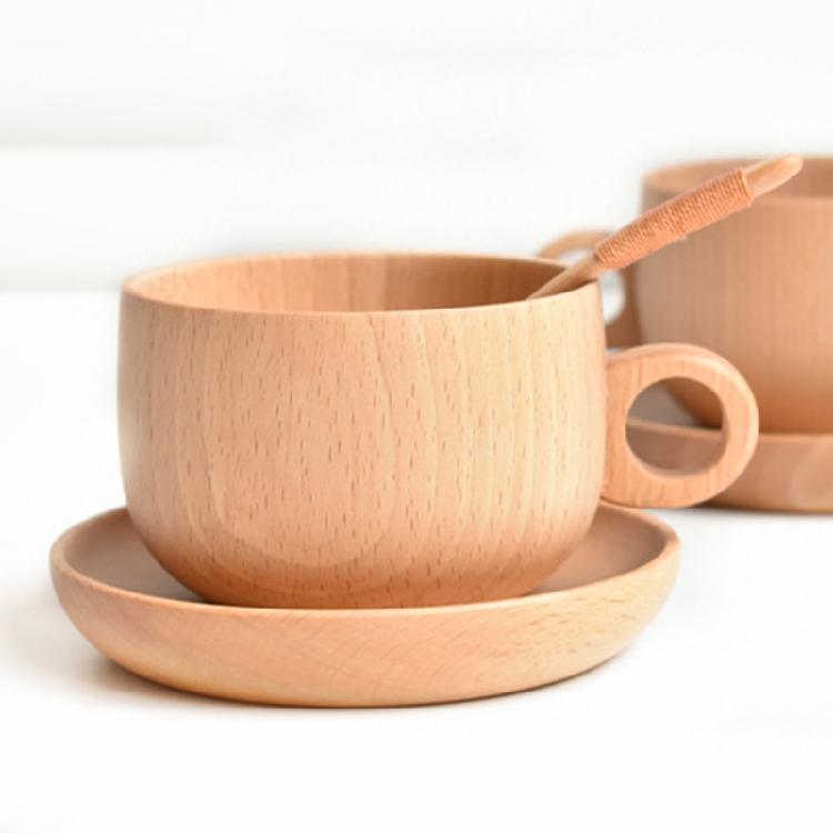 Holzmilchbecher Küchenwasserbecher Outdoor-Teereisebecher Perfekte Geschenke für Freunde