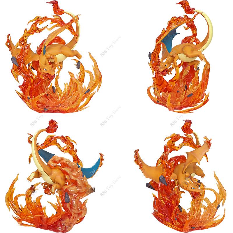 Action Model  Gk Charizard Figures 120 Amazing Museum Collectible Dolls Pvc Anime Figure Shiny Charizard Statue Gifts