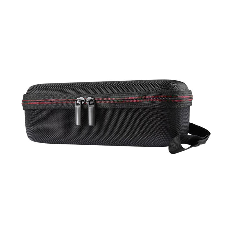 Black Audio Packaging Box Travel Zipper Audio Storage Protective Bag Hard Storage Case For Wireless Sound Box Bags