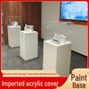 Acrylic Display Stand: Transparent Dust Cover for Handicrafts, Jade, Jewelry, and Glass Exhibits