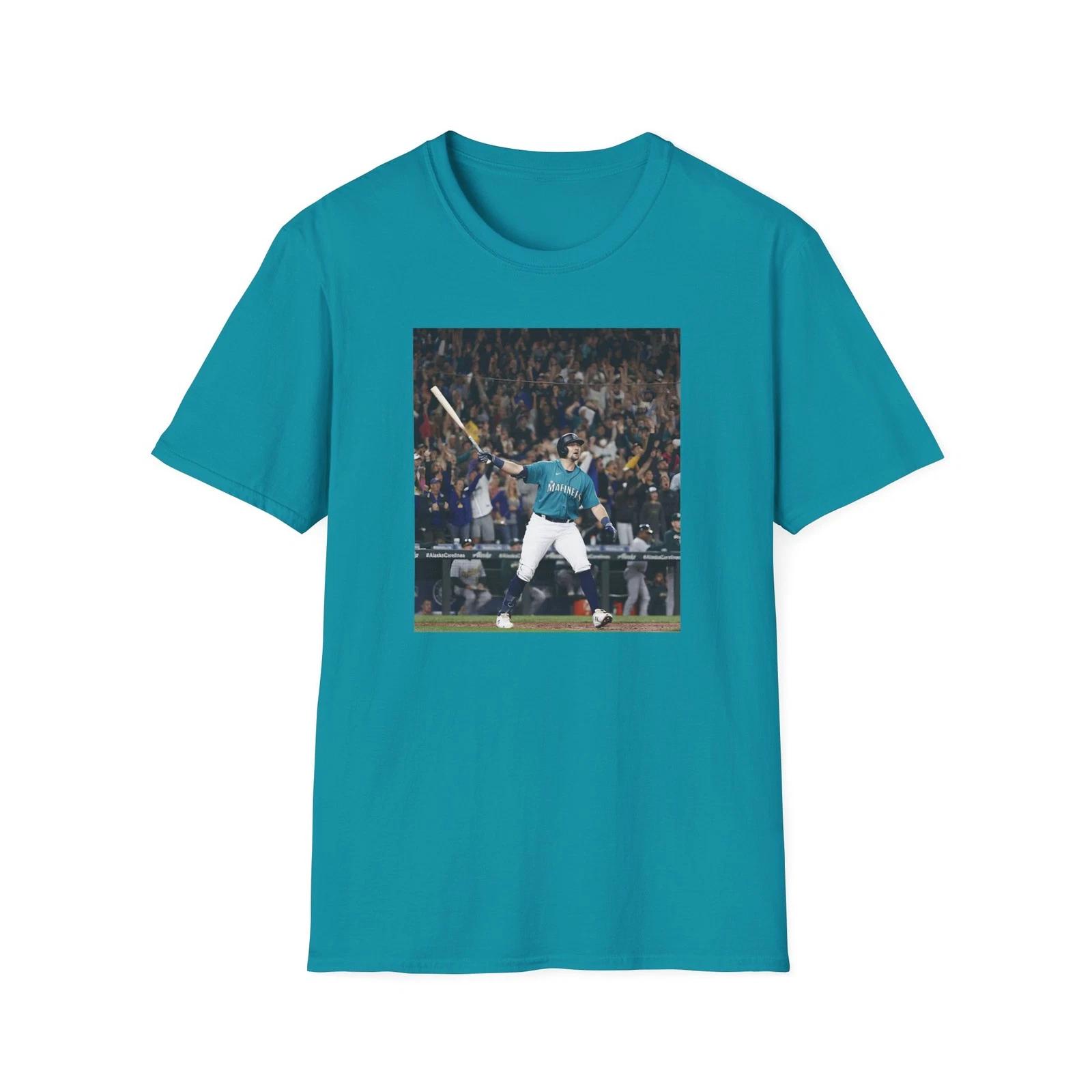 Cal Raleigh Big Dumper Baseball T-Shirt - Mariners All Star HR Catcher Tee S