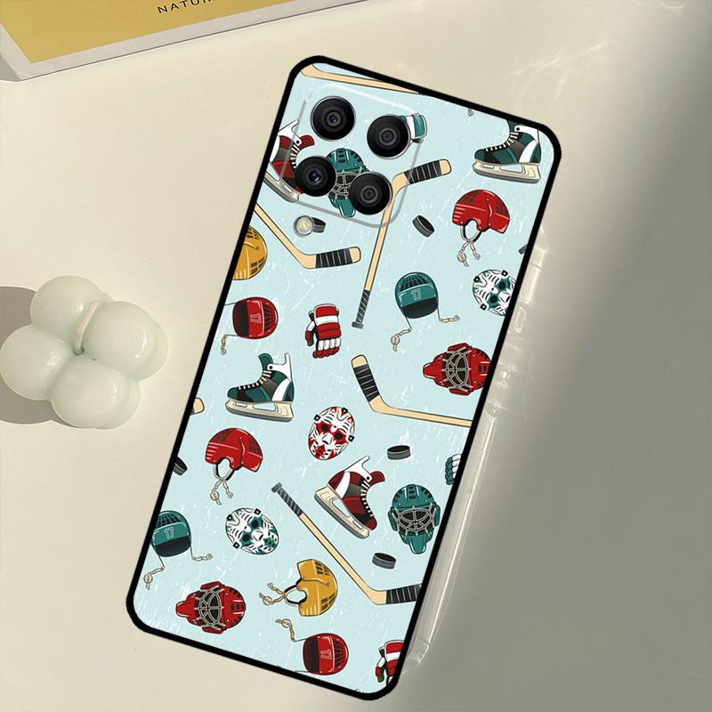 Ice Hockey Sport For Samsung Galaxy M54 M21 M33 M53 M13 M12 M32 M52 M11 M31 M35 M55 M15 M14 M34 M06 M16 Case