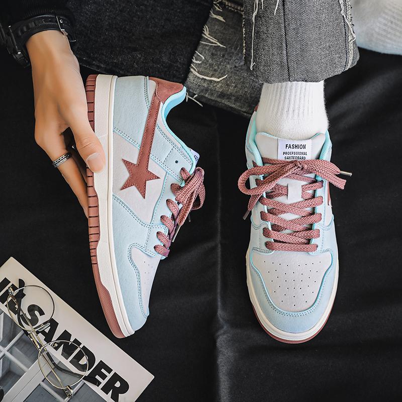 Fashion 2024 Autumn Winter High Top Casual Breathable Trend Board Shoes Unisex Sports Skateboarding Shoes Fashion Vulcanized Shoes Men