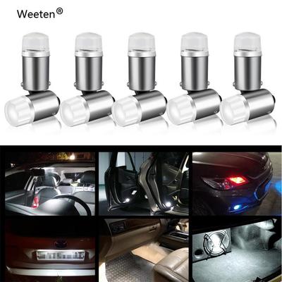 10/4/2/1 Pz BA9S LED T4W H6W Ha Condotto La Lampadina Canbus Auto Interni Luce Auto Cuneo Marker Dome lampada da lettura Luce della Porta 6000K 12V