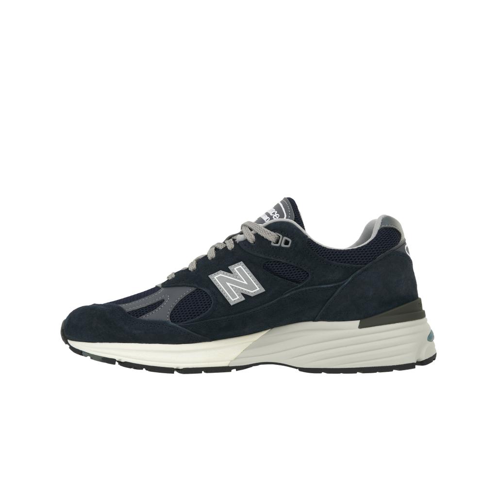 New Balance 991v2 Hergestellt in England Dunkelmarine Unisex-Sneaker Blau Smoked-Pearl Silber U991NV2