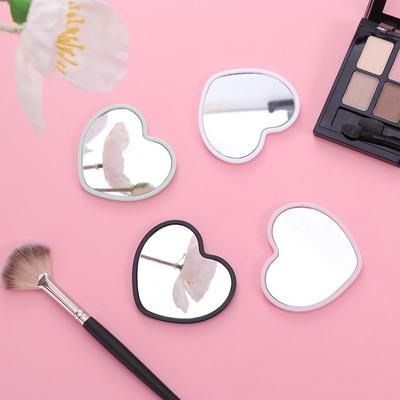 Modern Single-sided Heart-shaped Mirror Handheld Little Handheld Mirror High-definition Beauty Make-up Mirror Cosmetic
