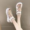 Women's Sandals 2024 Summer Fashionable Breathable Flat Sandals Comfort Simple Versatile Ladies Platform Shoes Zapatos De Mujer