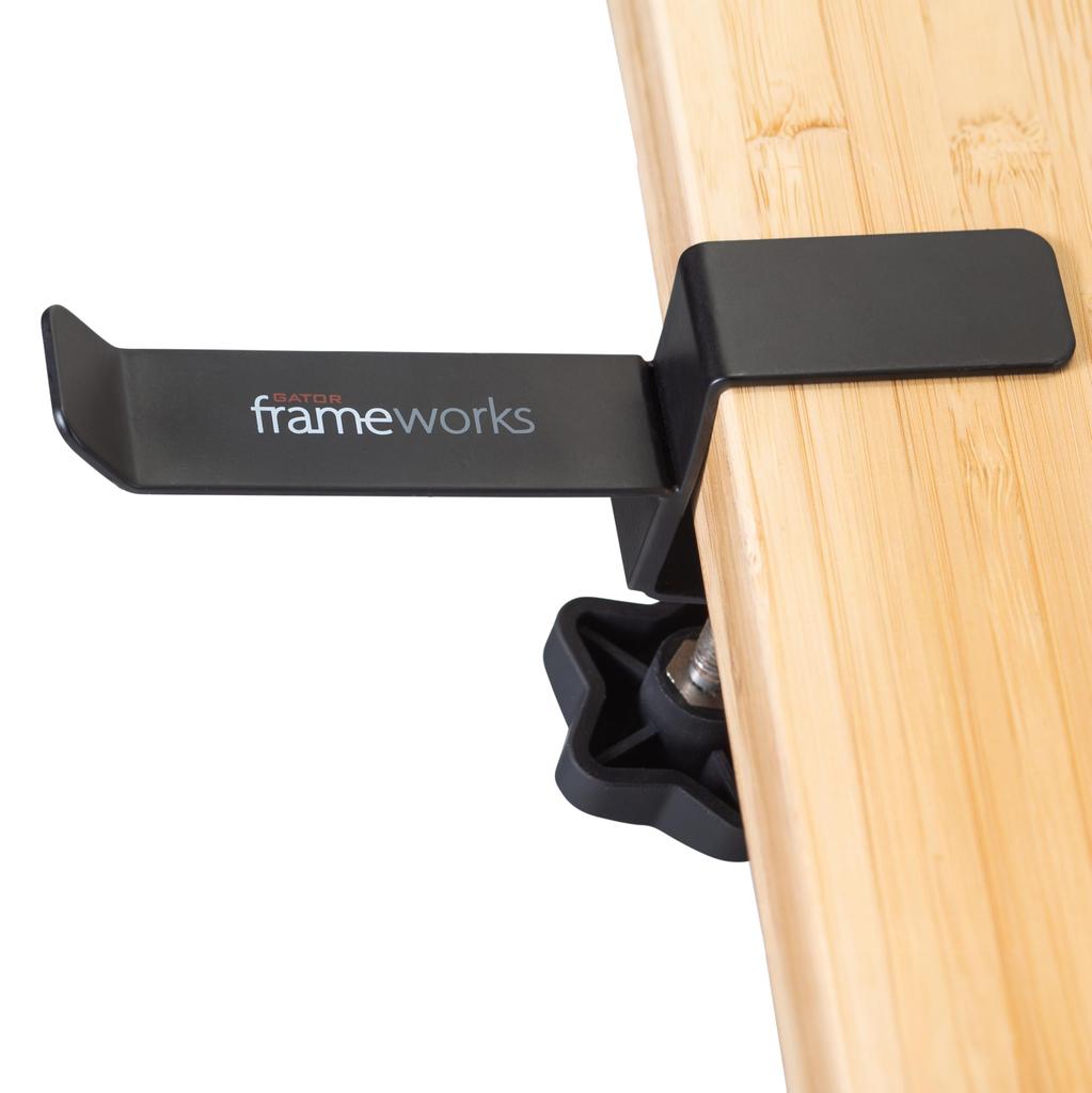 GATOR Frameworks Gator Frameworks Headphone Hanger Tabletop Fixed GFW-HP-HANGERDESK []
